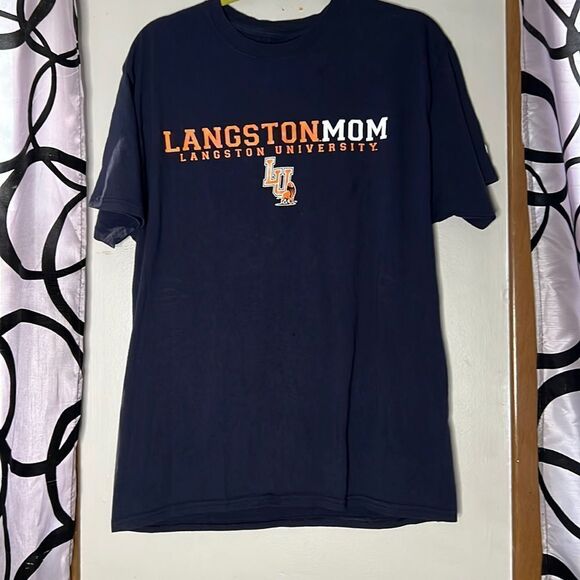 Langston University “Langston Mom” short sleeve, graphic, tee by Champion L - Picture 1 of 5